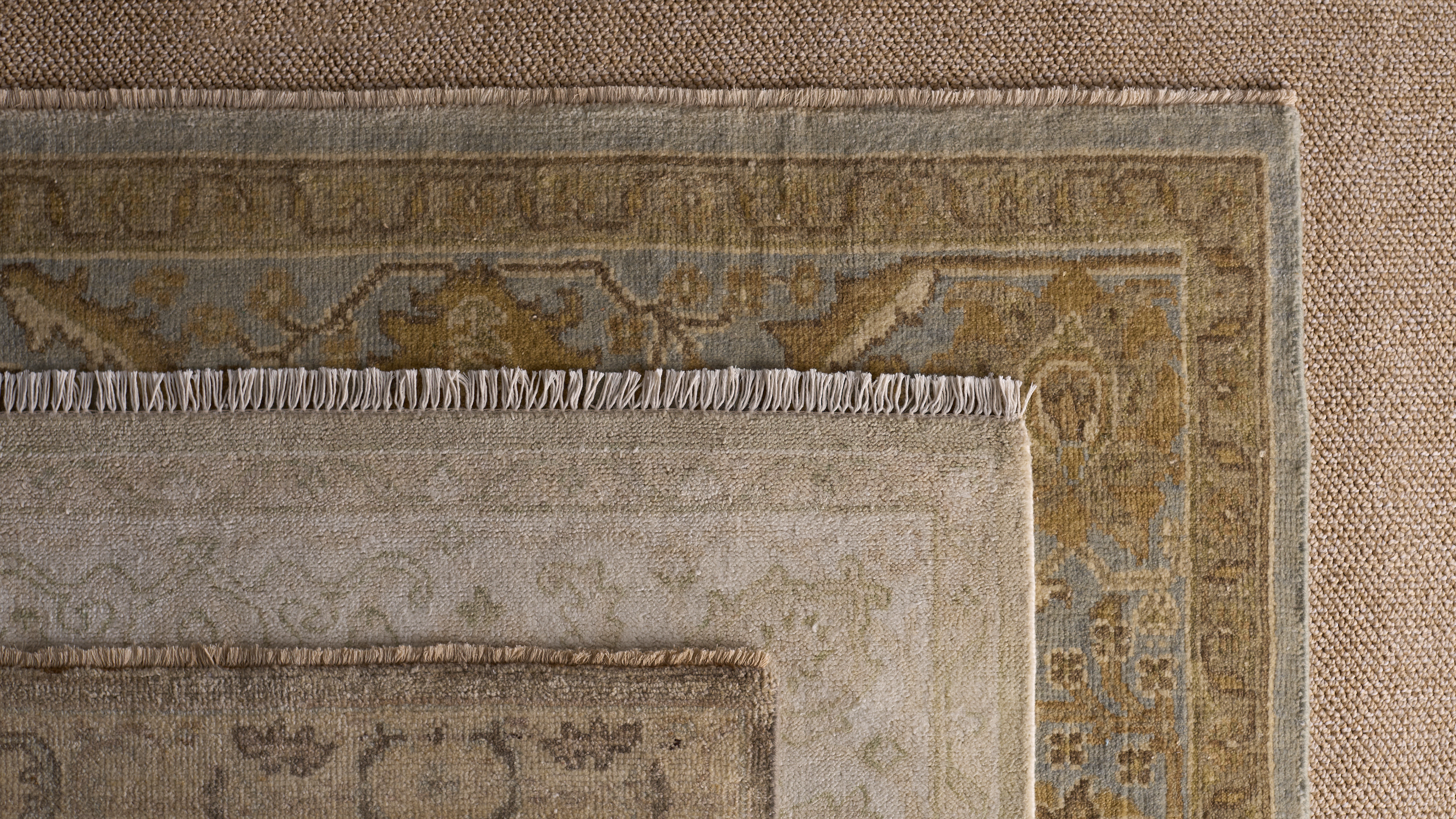 Layered Safavieh rugs