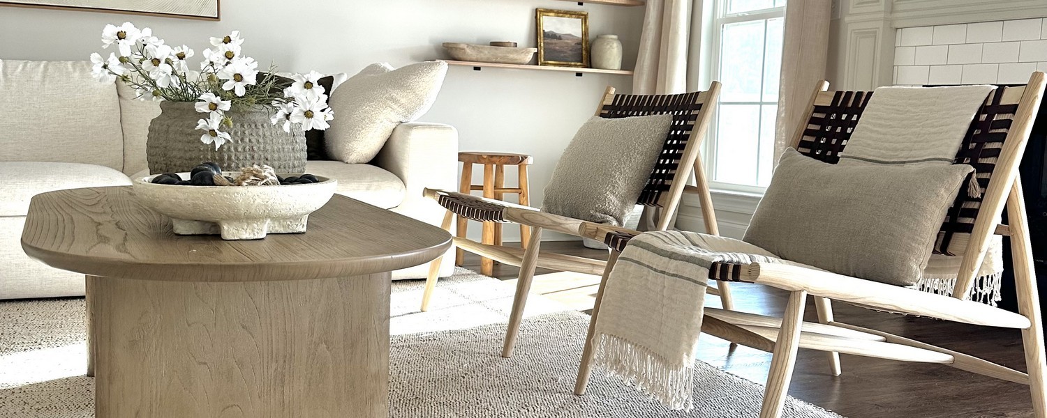 Soleil Leather Woven Accent Chair-ACH1001E-Living room