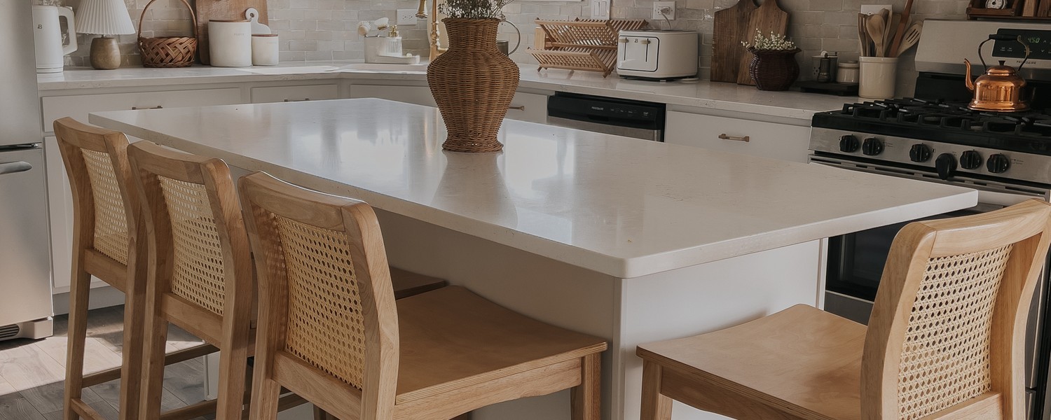 Benicio Rattan Counter Stool- BST1506D-Dining Room