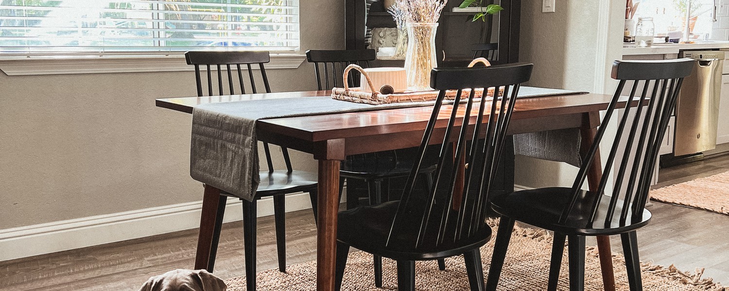 Tia Rectangle Dining Table- DTB9201A-Dining Room