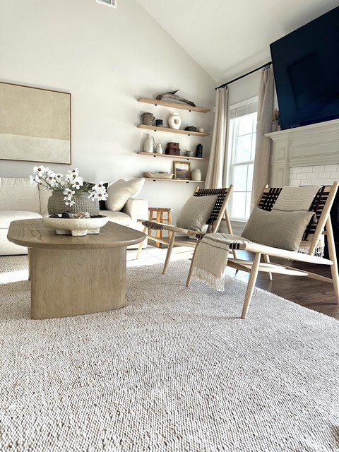 Soleil Leather Woven Accent Chair-ACH1001E-Living room