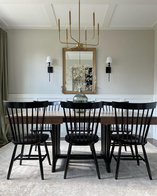 Parker Spindle Dining Chair (Set of 2)- AMH8500B-Dining Room