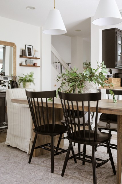 Parker Spindle Dining Chair (Set of 2)- AMH8500B-Dining Room
