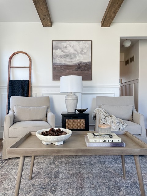 Nonie Coffee Table With Tray Top- COF5700B-Living Room