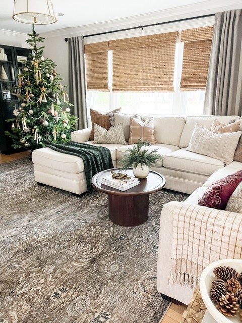 Devin Round Pedestal Coffee Table- COF6600B-Living Room