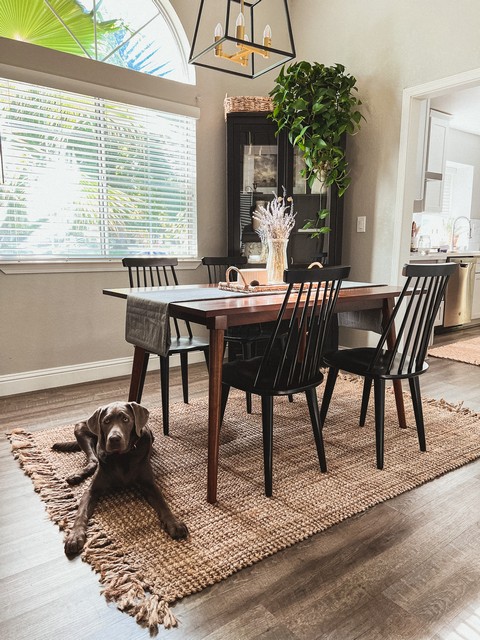 Tia Rectangle Dining Table- DTB9201A-Dining Room
