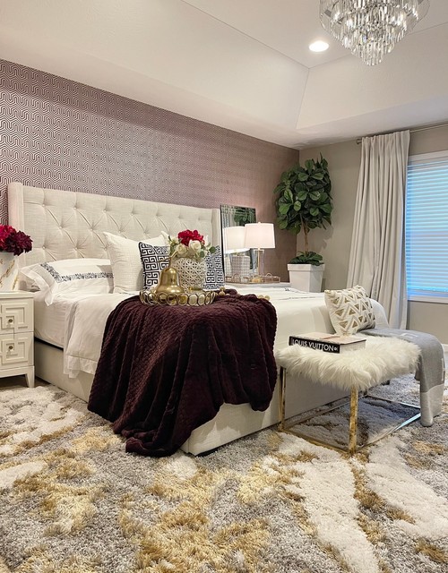Horizon Shag Rug - HZN890 - Bedroom