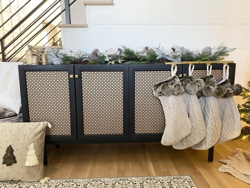 Piran 4 Door 2 Shelf Media Stand- MED9611F-Living Room