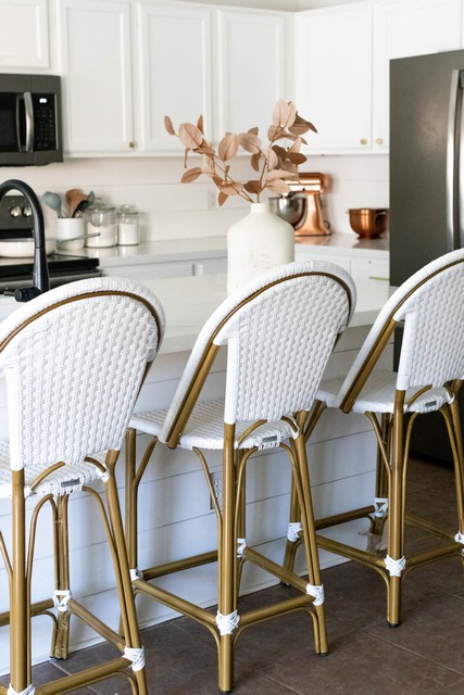 Gresley Indoor Outdoor French Bistro Counter Stool- PAT4019C-Outdoor