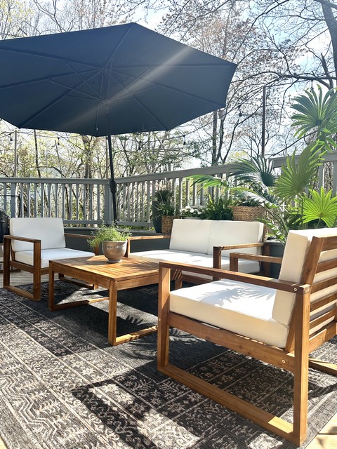 Herla 11Ft Auto Tilt Market Umbrella- PAT8101D - Outdoor