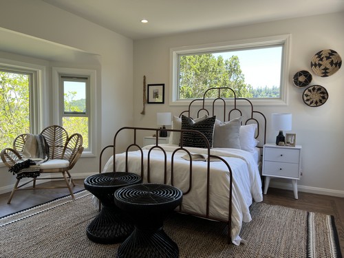 Grimson Small Bowed Accent Table- WIK6506A-Bedroom